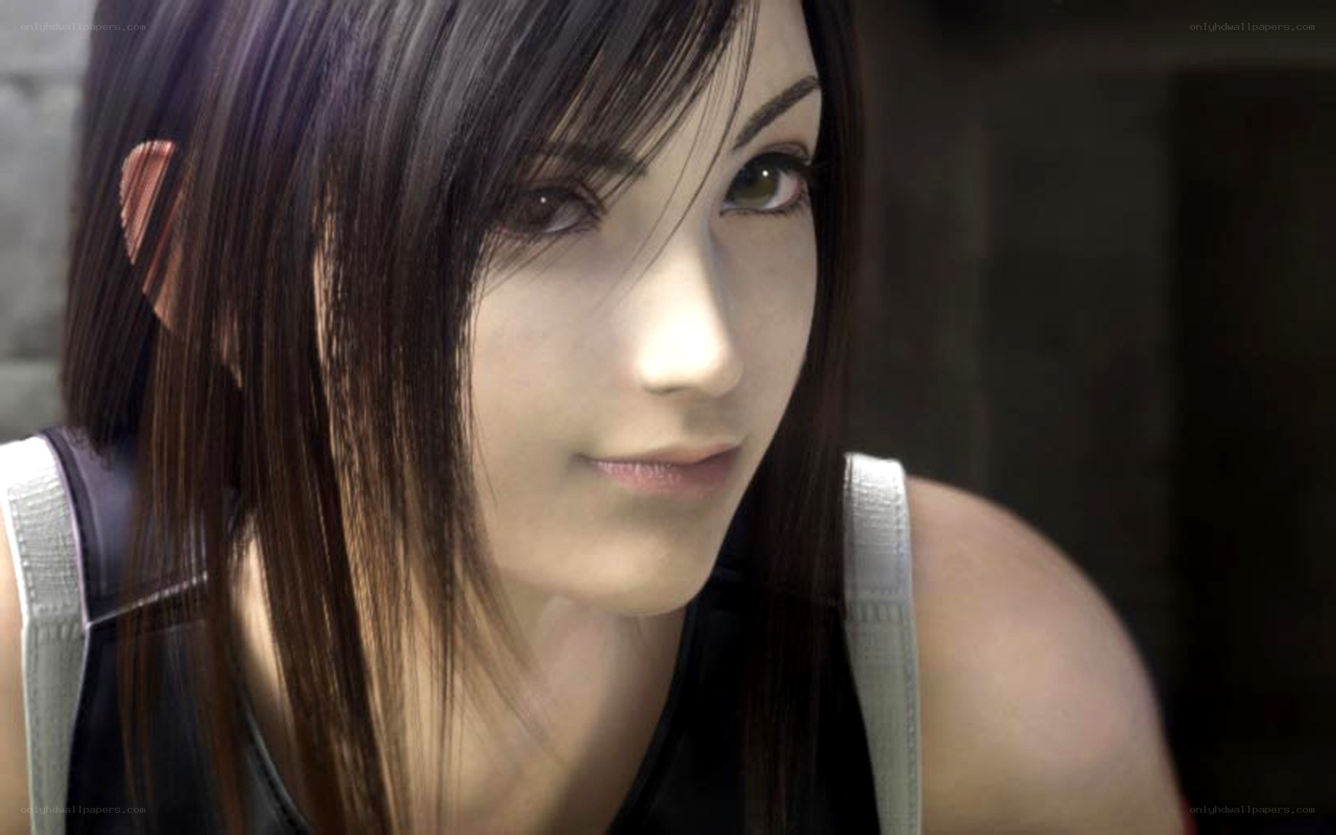 female character close-up