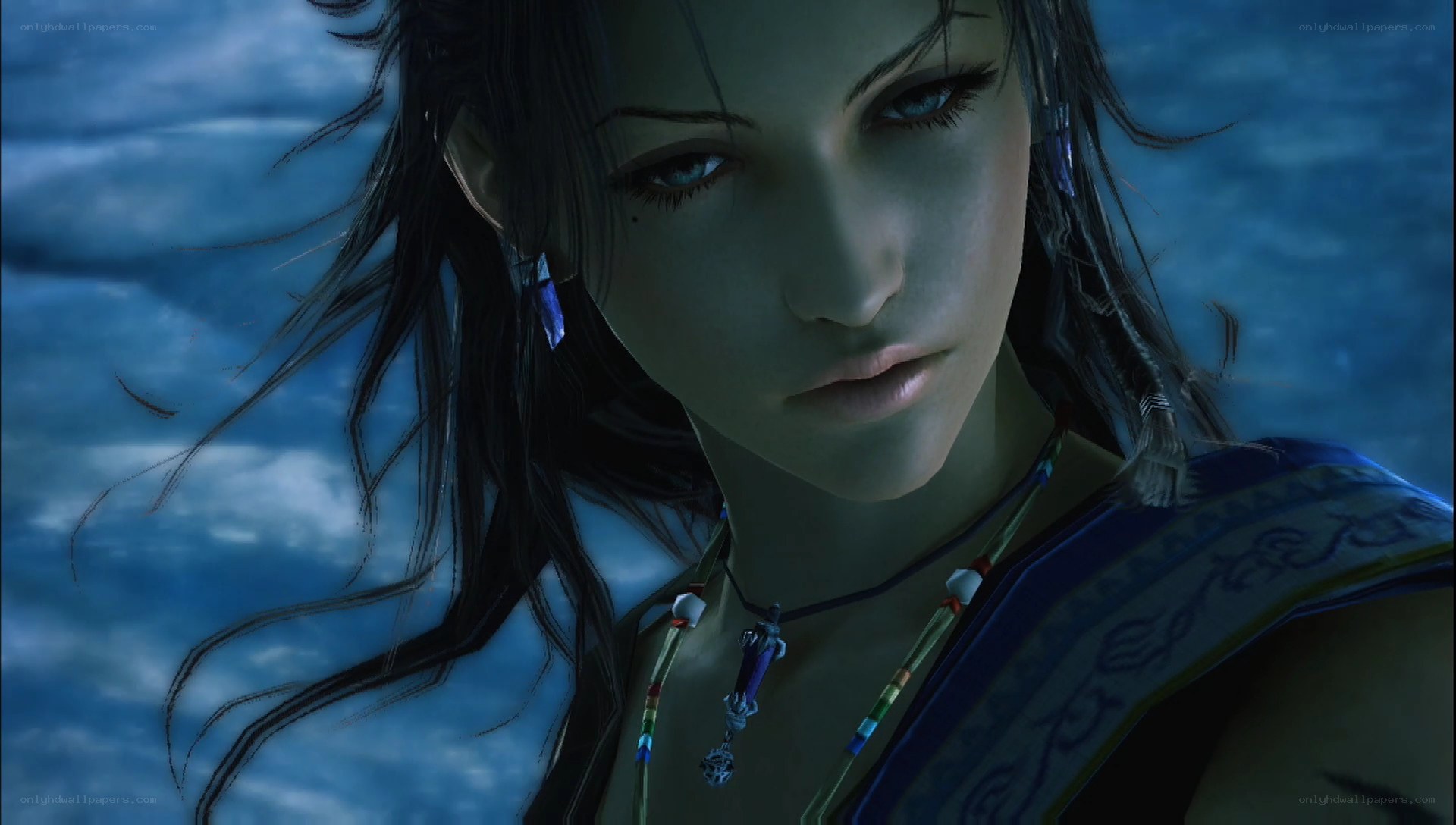 female character close-up