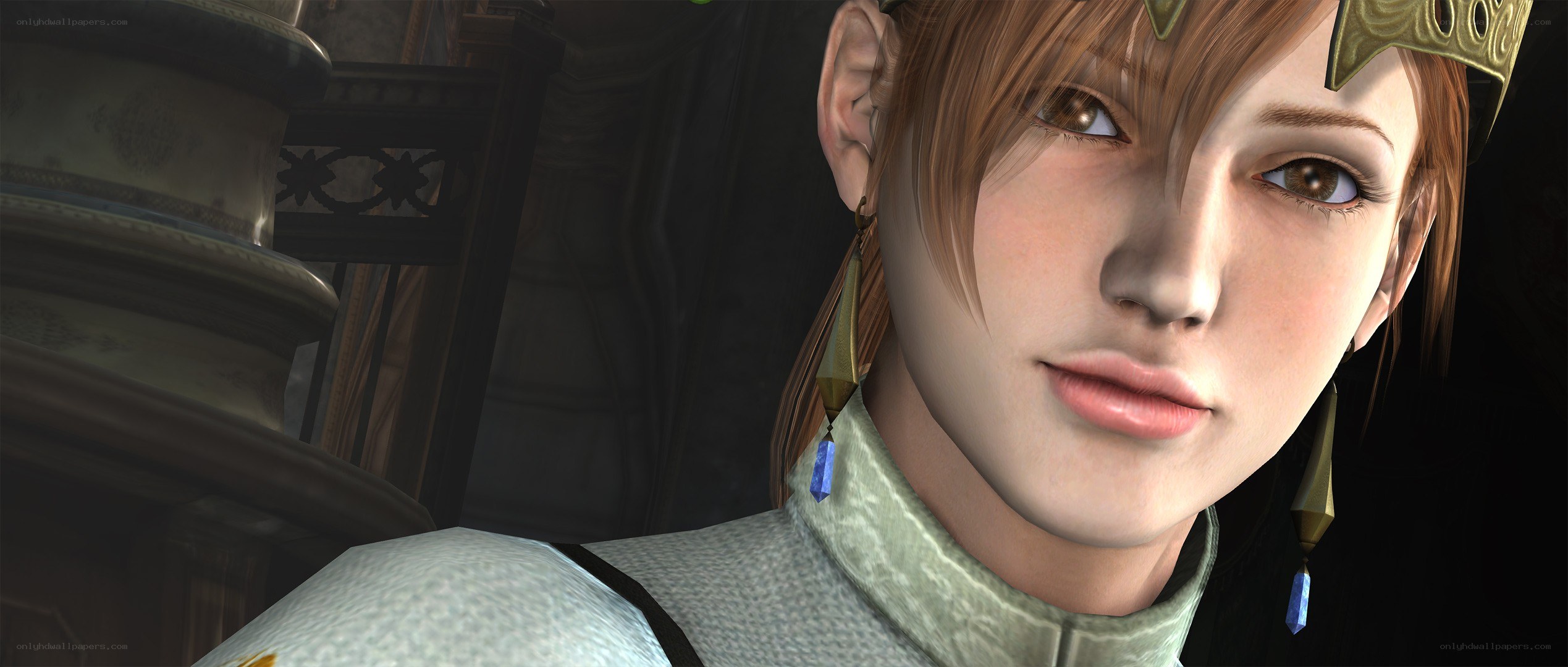 female character close-up