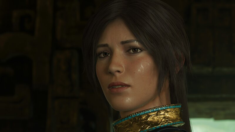 Female Character Close-up — Brown
