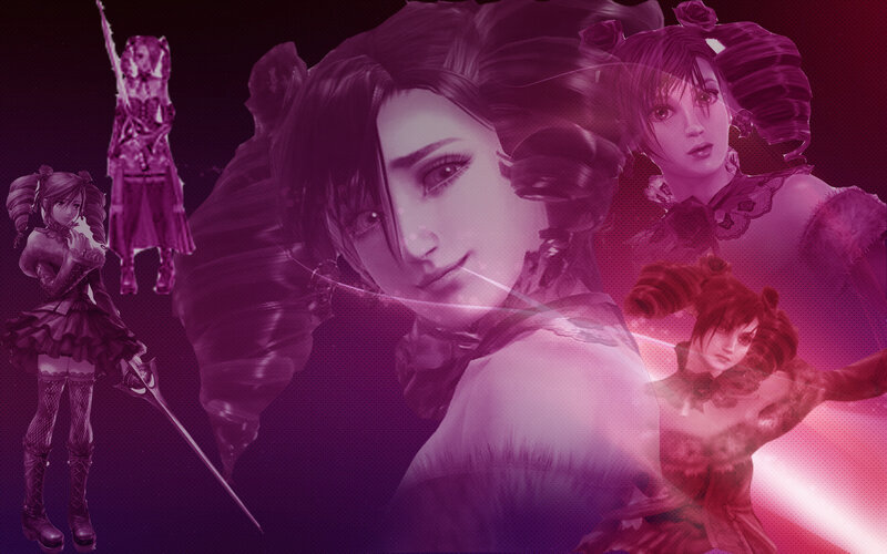 Female Character Collage