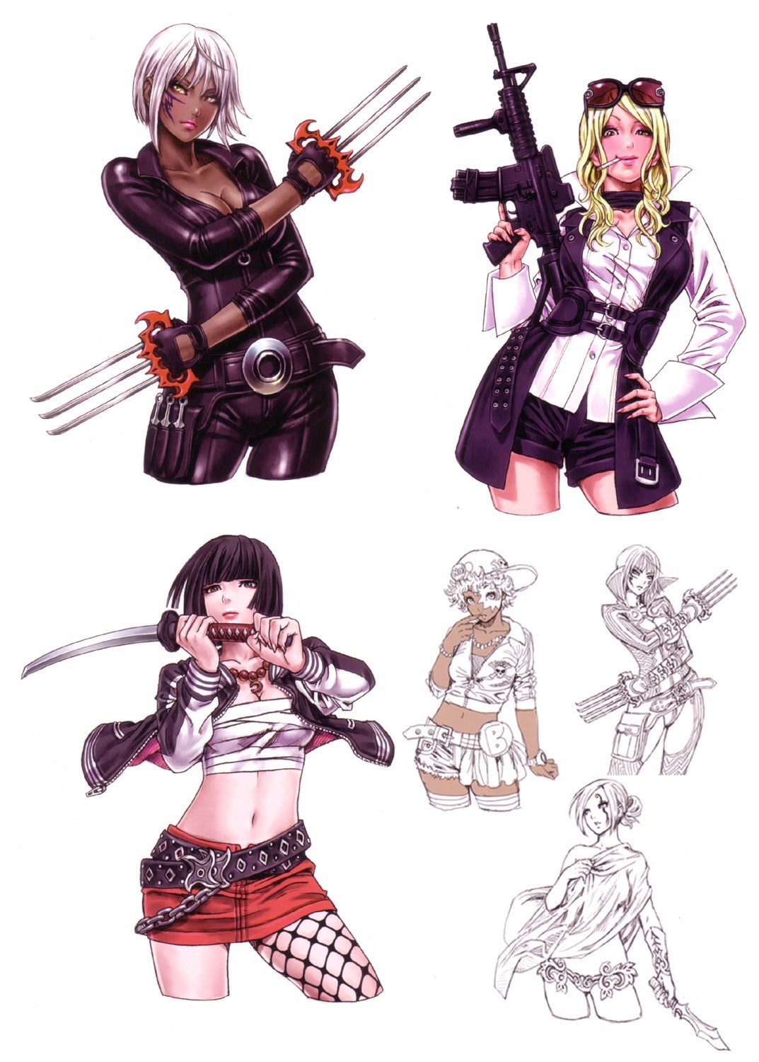 Female character concept art