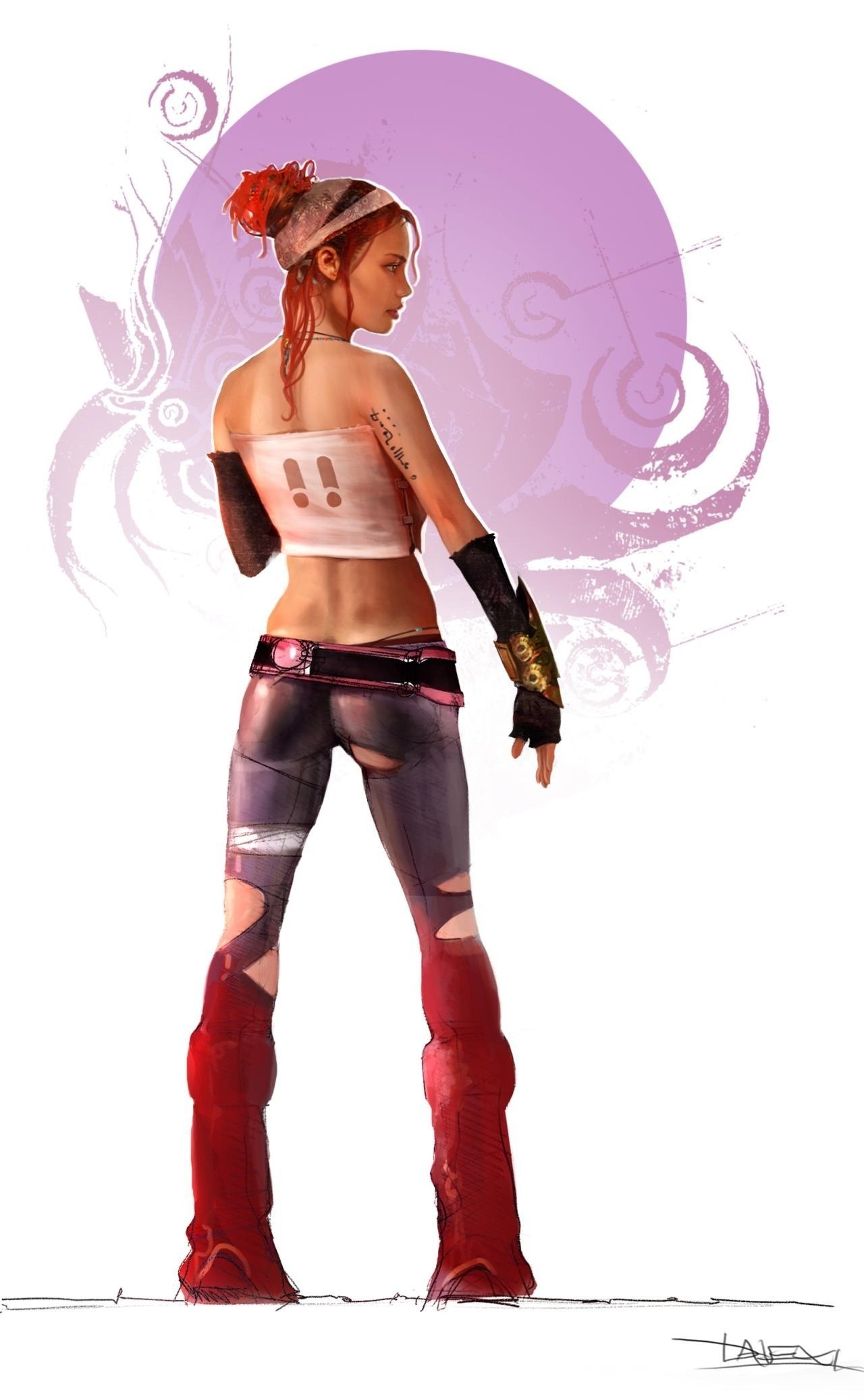 female character concept art
