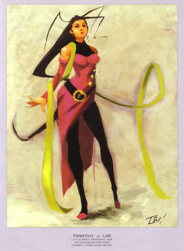 female character concept art