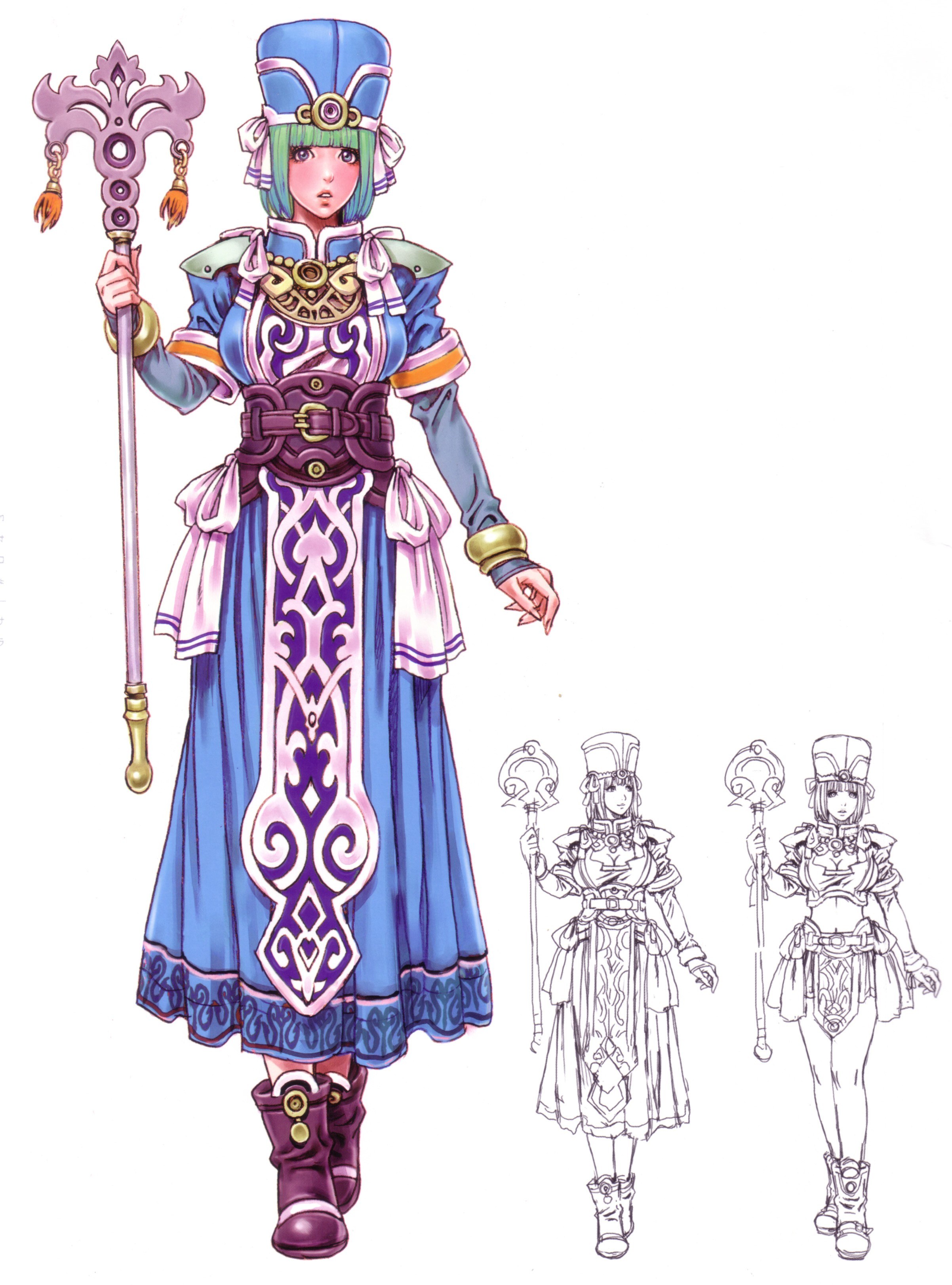 female character concept art