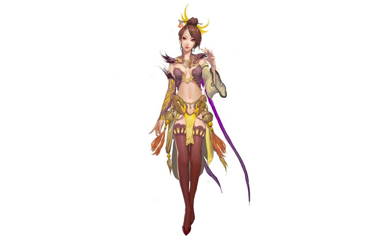 female character concept art