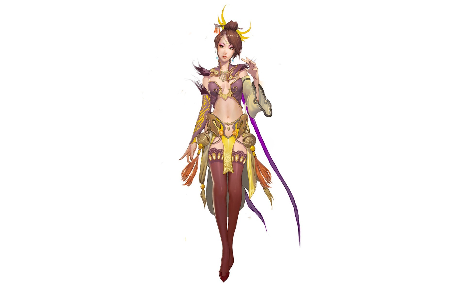female character concept art