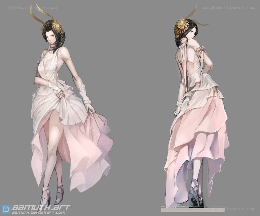 female character concept art