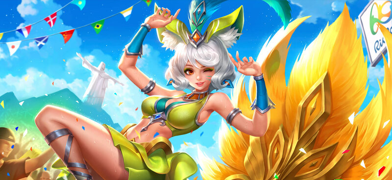 Female Character Dancing — Green