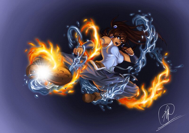 Female Character Fighting