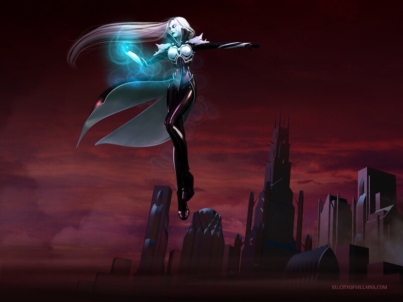 Female Character Floating
