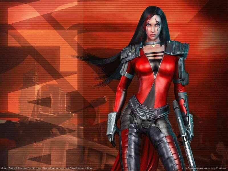 Female character from Ground Control 2