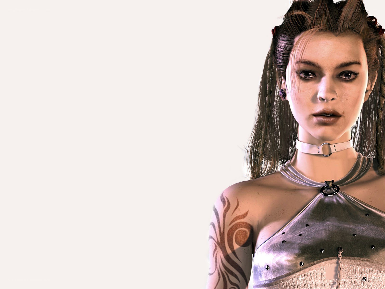 female character from video game