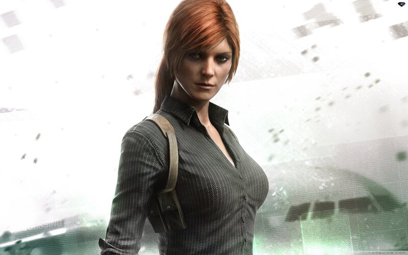 female character from video game