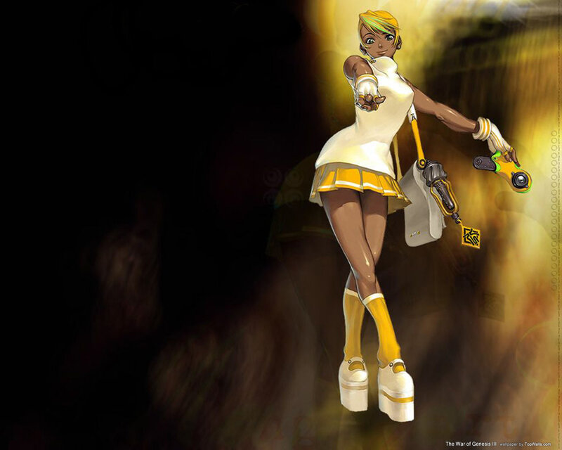 female character from war of genesis