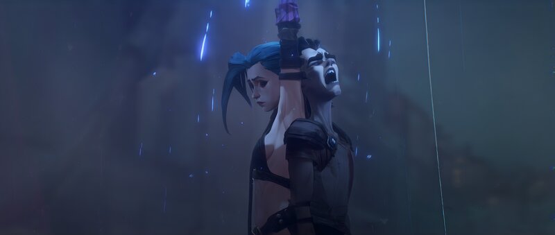 Female Character Holding a Head