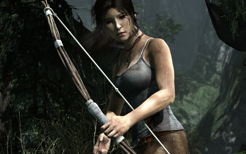 Female Character Holding Bow