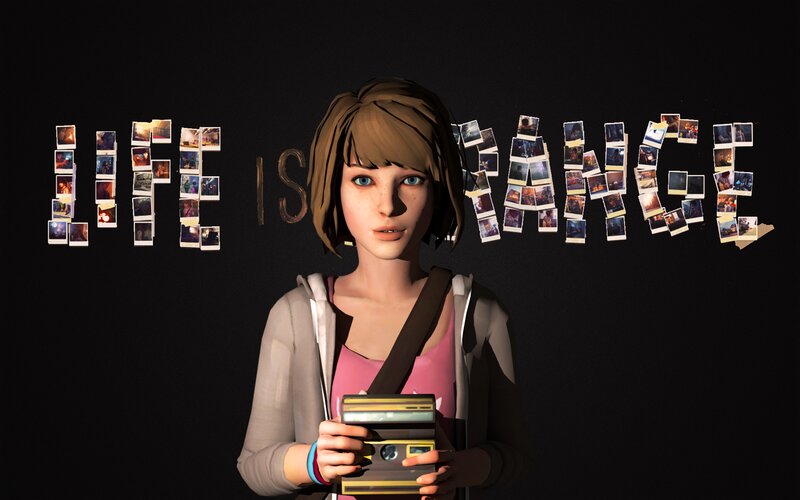 Female Character Holding Camera