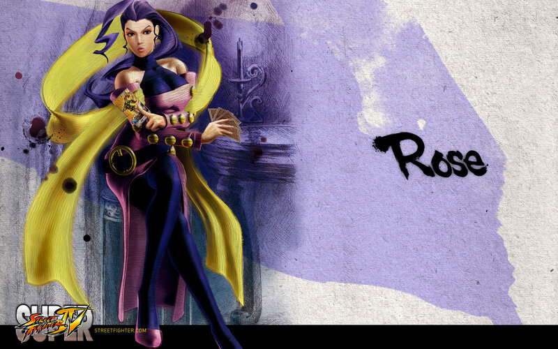 Female Character Holding Cards — Purple, Dramatic