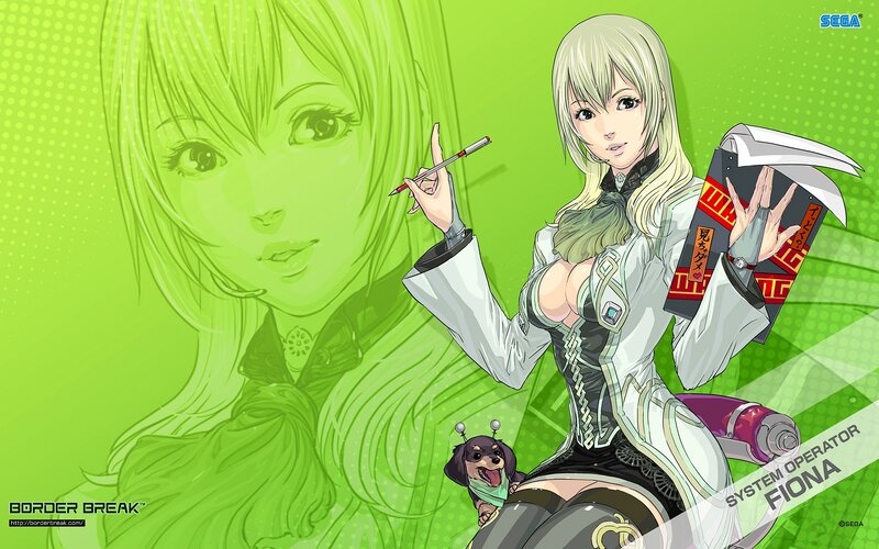 Female Character Holding Pen