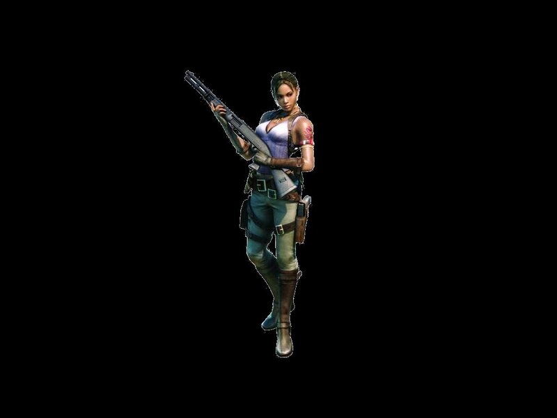 Female Character Holding Shotgun