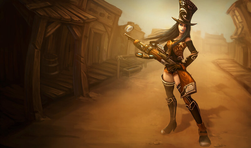 female character in a western town