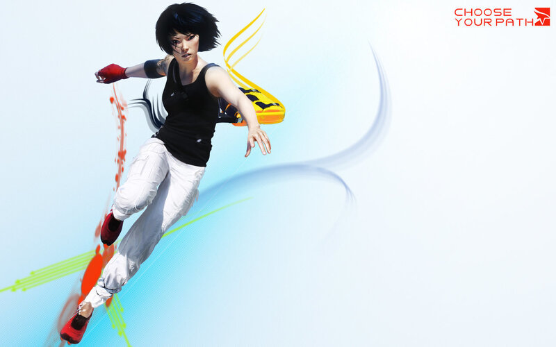 female character in action pose