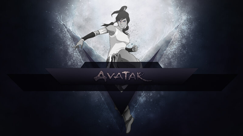 Female Character in Action Pose — Black, Dramatic