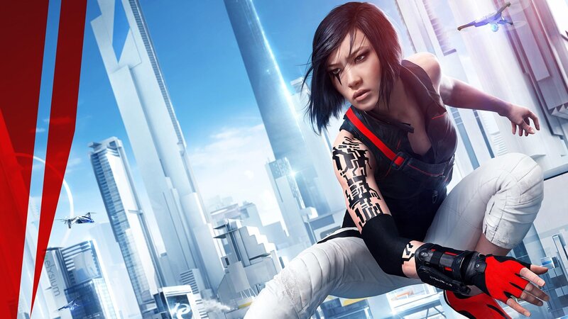 Female Character in Action Pose — Blue