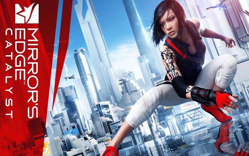 Female Character in Action Pose — Red