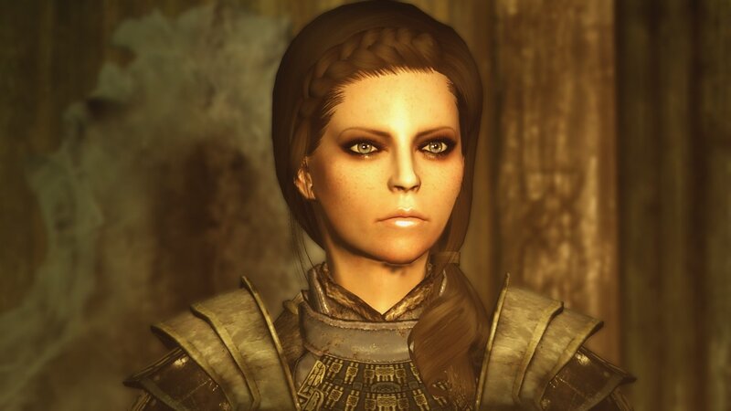 female character in armor