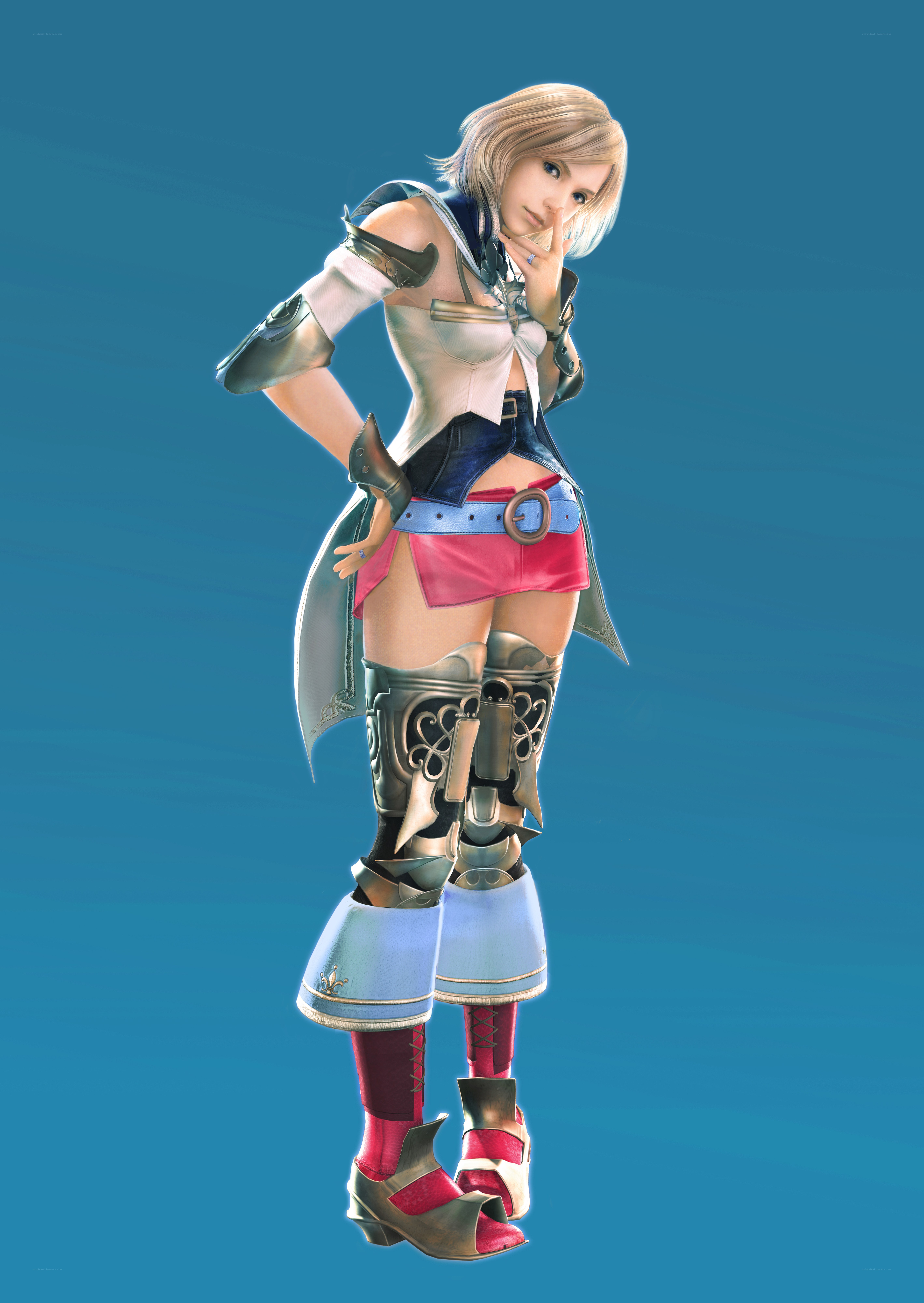 female character in armor