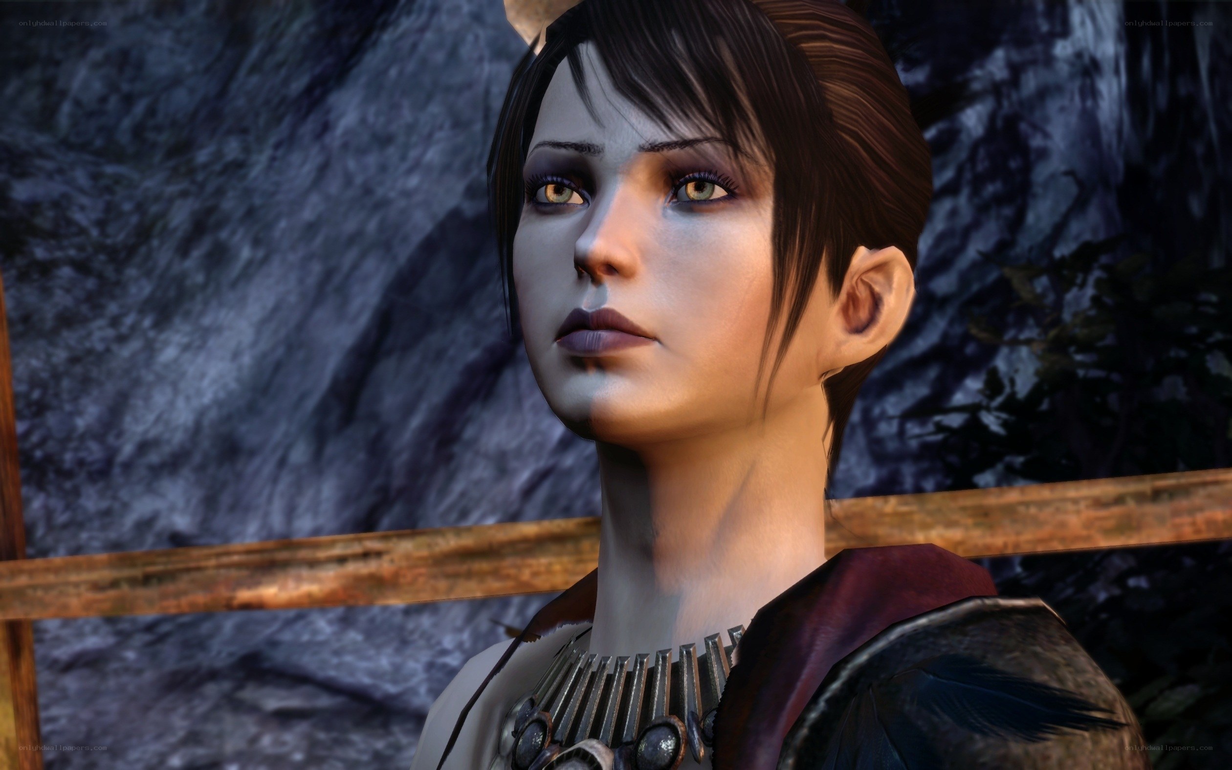 female character in armor