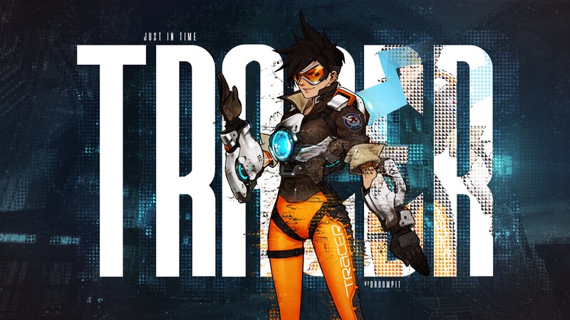 Female Character in Armor — Black, Dramatic, Digital Art, Goggles, Mechanical Arms