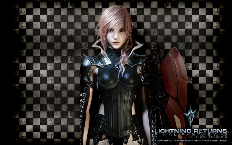 Female Character in Armor — Black, Dramatic, Digital Art, Shield