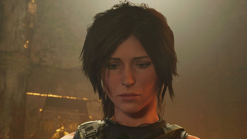 Female Character in Armor — Brown, Dramatic, 3d Render, Stone Wall
