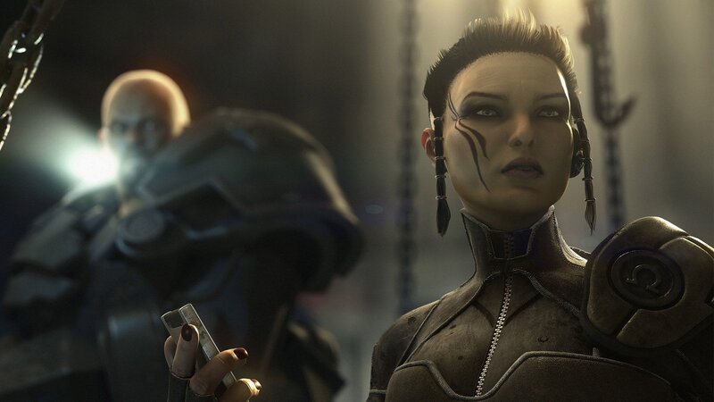 Female Character in Armor — Brown