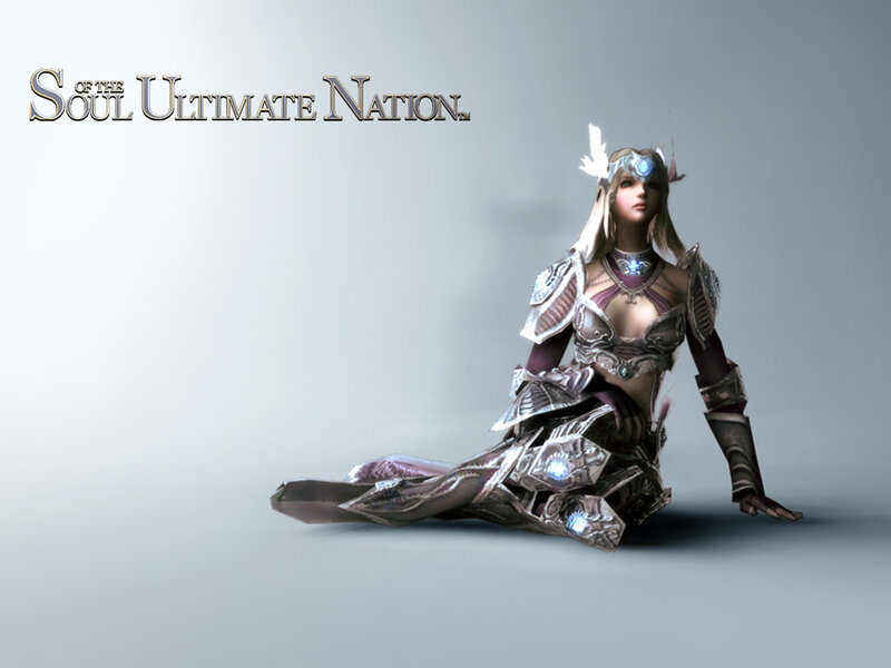 Female Character in Armor — Gray, Dramatic, 3d Render