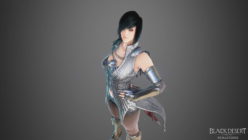 Female Character in Armor — Gray, Neutral, 3d Render