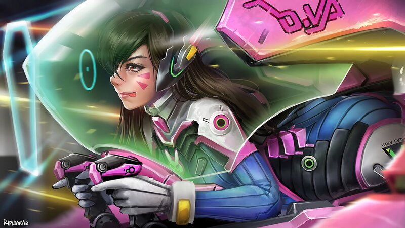Female Character in Armor — Pink, Dynamic