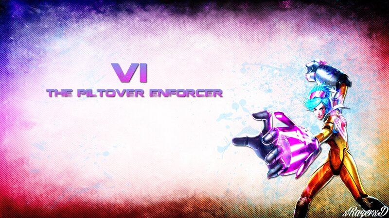 Female Character in Armor — Purple, Dramatic, Digital Art, Text