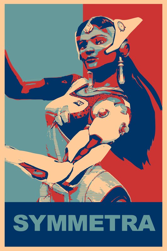 Female Character in Armor — Red, Dramatic, Illustration