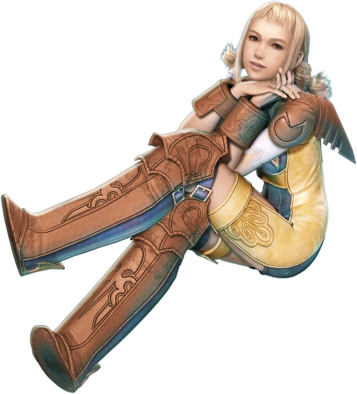 female character in armor