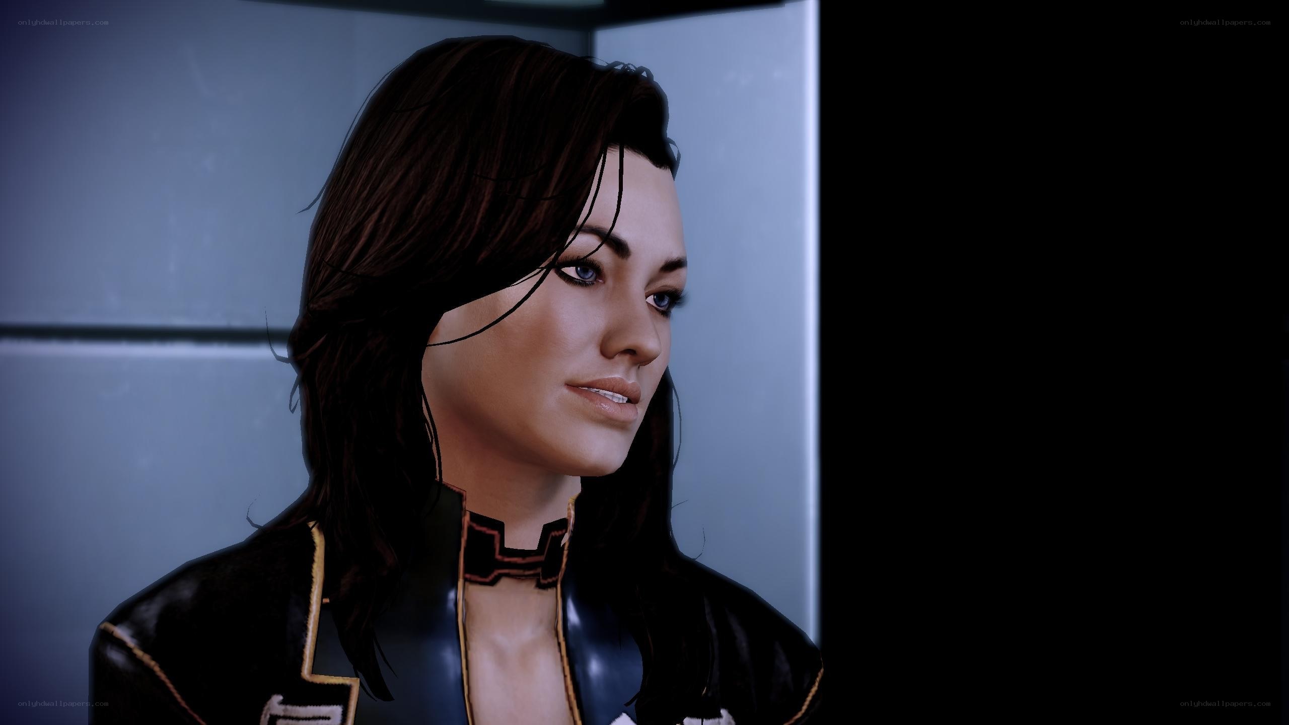 female character in black jacket