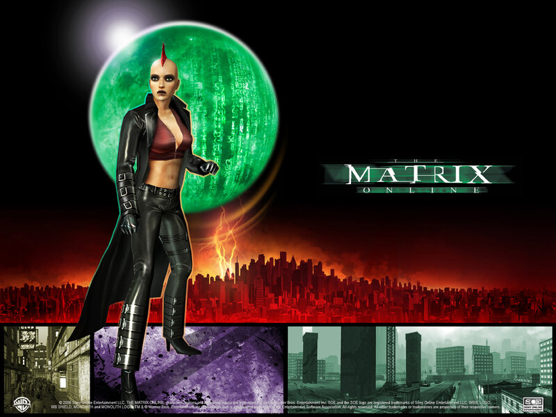 Female Character in Black Leather — Dramatic