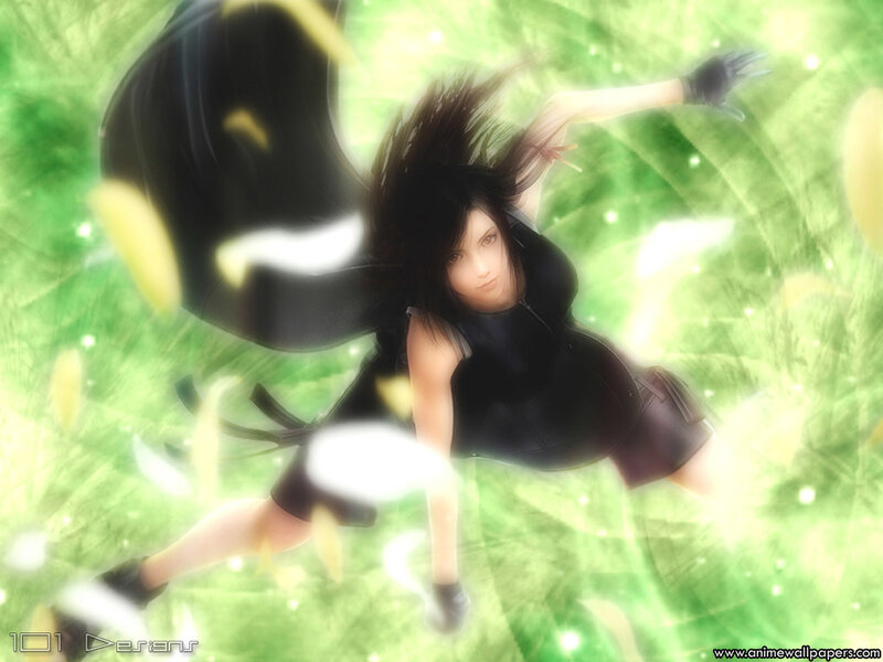 female character in black outfit