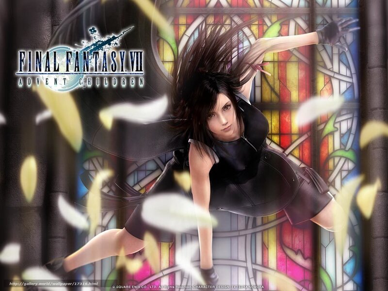 Female Character in Black Outfit — Dramatic, Digital Art, Stained Glass Window