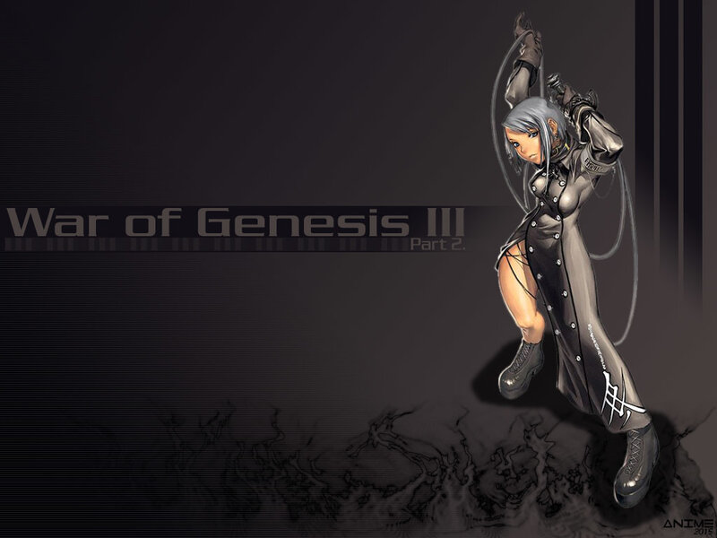 Female Character in Black Outfit — Dramatic