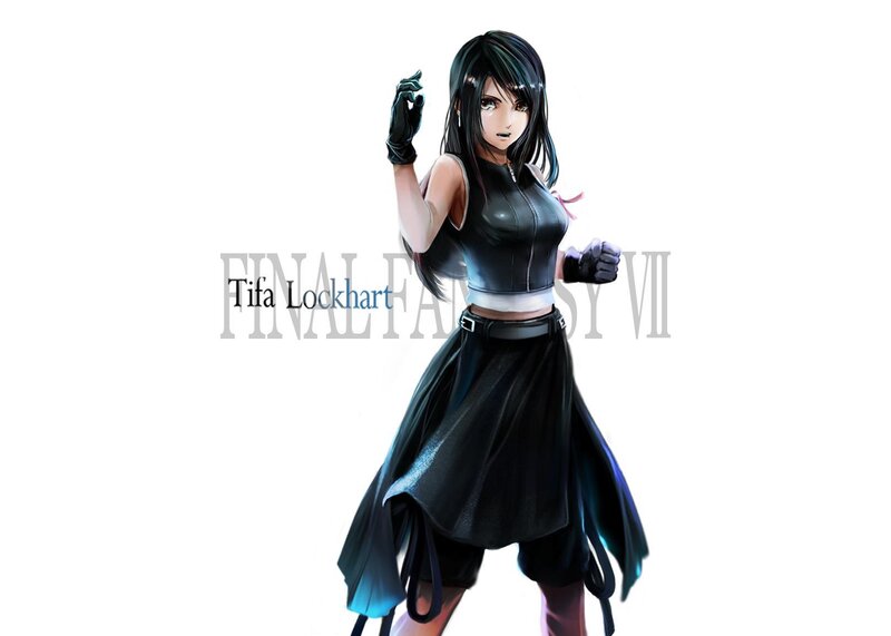 Female Character in Black Outfit — Neutral