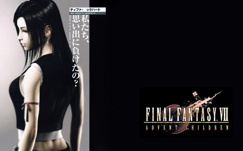 Female Character in Black Top — Dramatic, Digital Art, Text